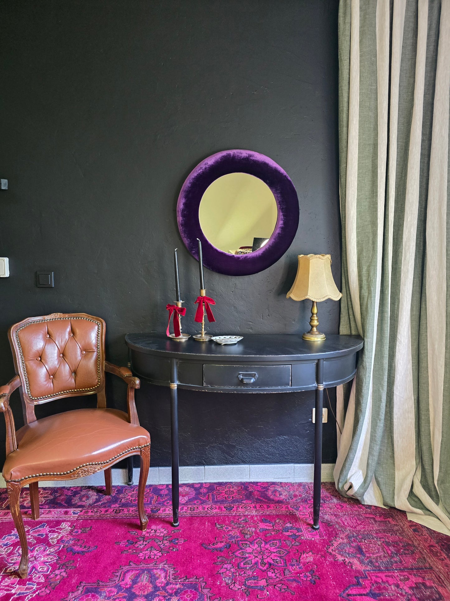 Amethyst Velvet Mirror