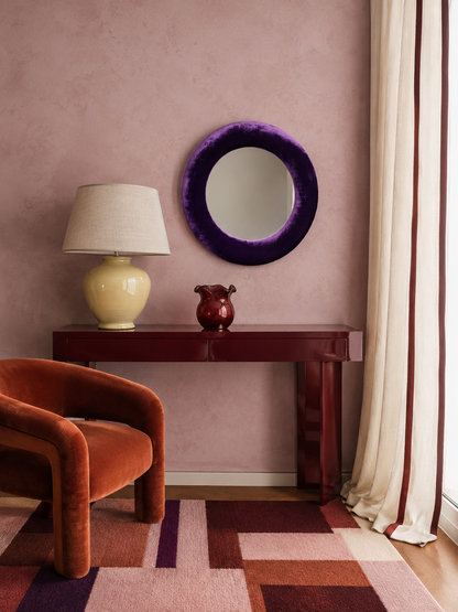 Amethyst Velvet Mirror