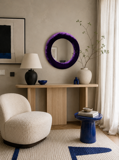 Amethyst Velvet Mirror
