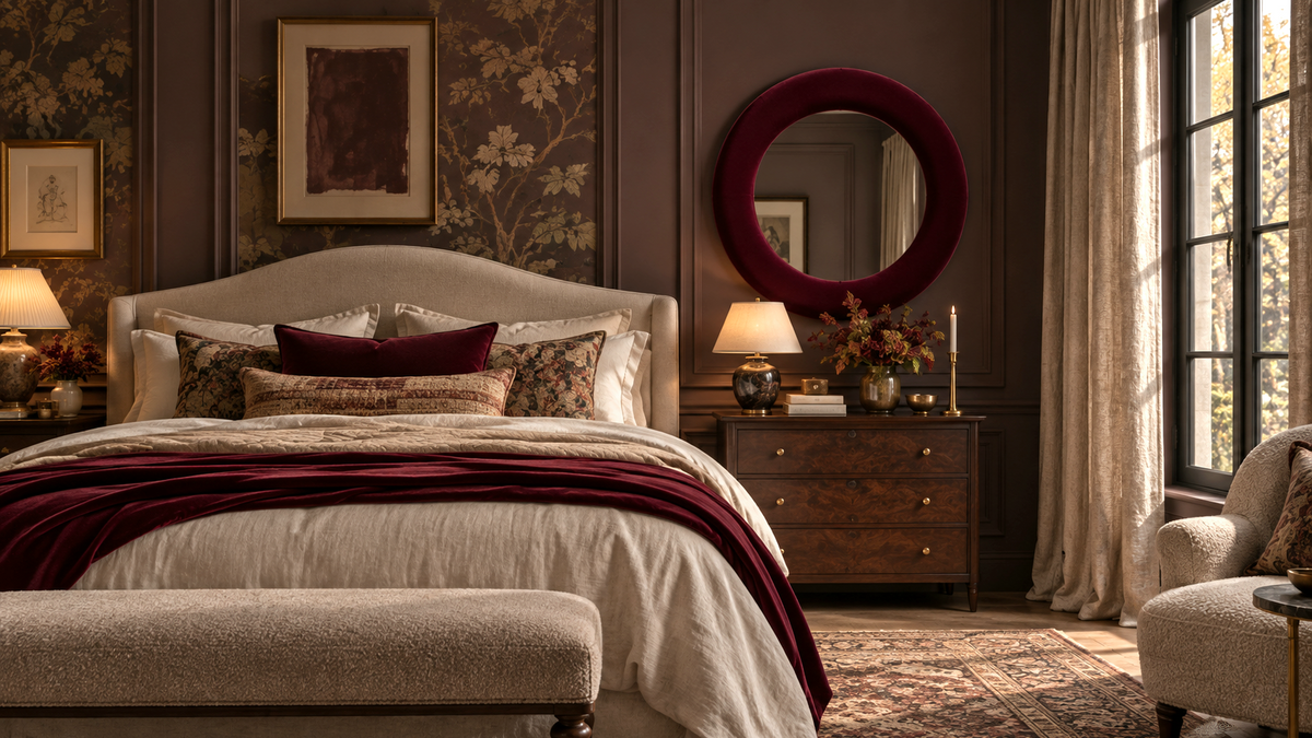 Premium European Cotton Velvet Mirror in 74 and 88cm